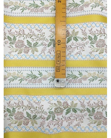 Tessuto Jaquard provenzale al metro altezza 290 giallo