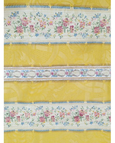 Tessuto Jaquard provenzale al metro altezza 280 giallo