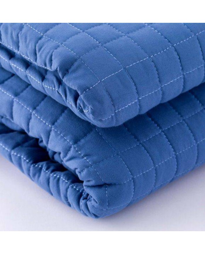 Trapuntino letto singolo una piazza Camilla tinta unita