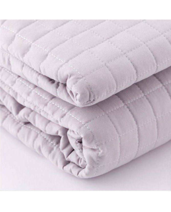 Trapuntino letto singolo una piazza Camilla tinta unita