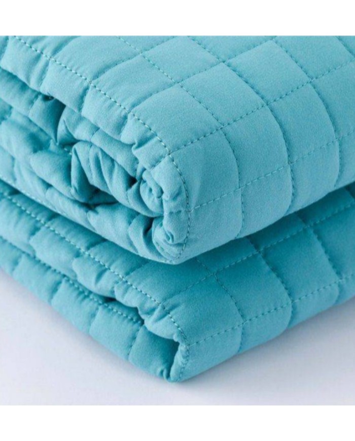 Trapuntino letto singolo una piazza Camilla tinta unita