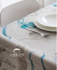 Tovaglia quadrata 100% cotone Manny 140x140