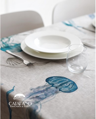 Tovaglia quadrata 100% cotone Manny 140x140