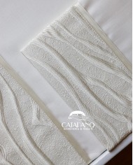 Coordinato matrimoniale Copriletto e Completo lenzuola in puro cotone By Carezze art Josephine