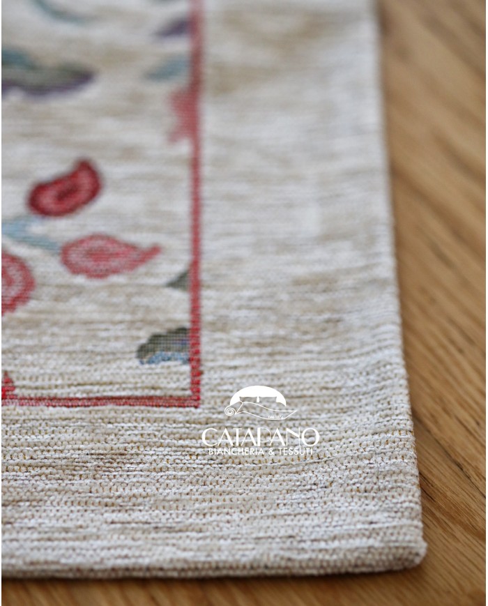 Tappeto in ciniglia antiscivolo Amalfi 60x280cm