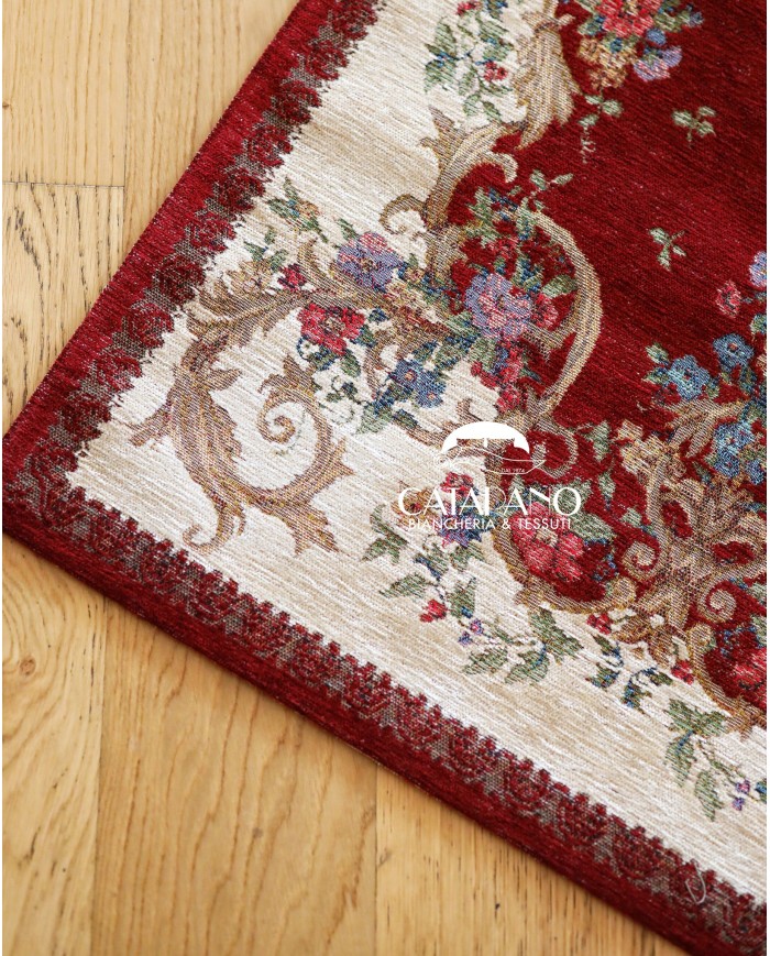 Tappeto in ciniglia antiscivolo Siviglia 75x140cm