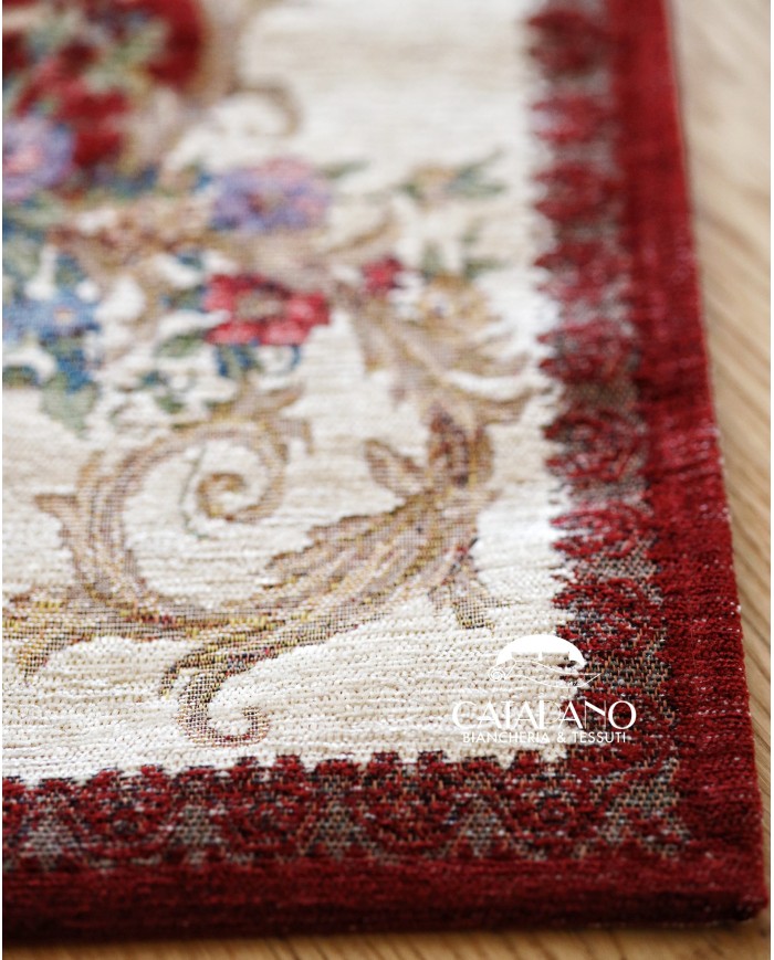 Tappeto in ciniglia antiscivolo Siviglia 75x140cm