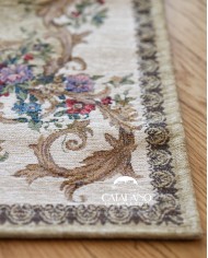 Tappeto in ciniglia antiscivolo Siviglia 75x140cm