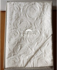 Coordinato Copriletto e Completo lenzuola in puro cotone By Carezze art Raquel