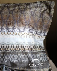 Parure copripiumino matrimoniale in raso di cotone Minerva