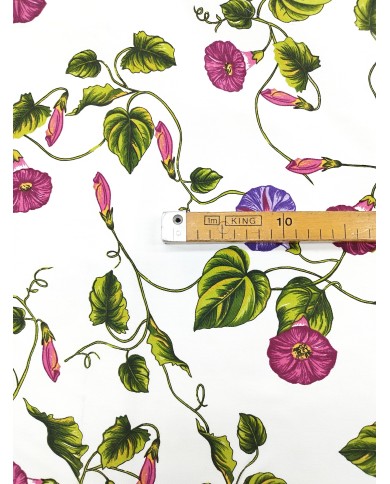 Tessuto d'arredo stampato al metro altezza 280 fondo bianco