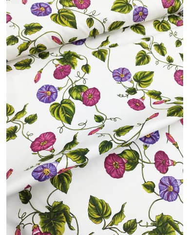 Tessuto d'arredo stampato al metro altezza 280 fondo bianco