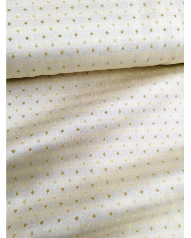 Tessuto d'arredo raso jacquard al metro altezza 280 colore oro