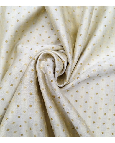 Tessuto d'arredo raso jacquard al metro altezza 280 colore oro