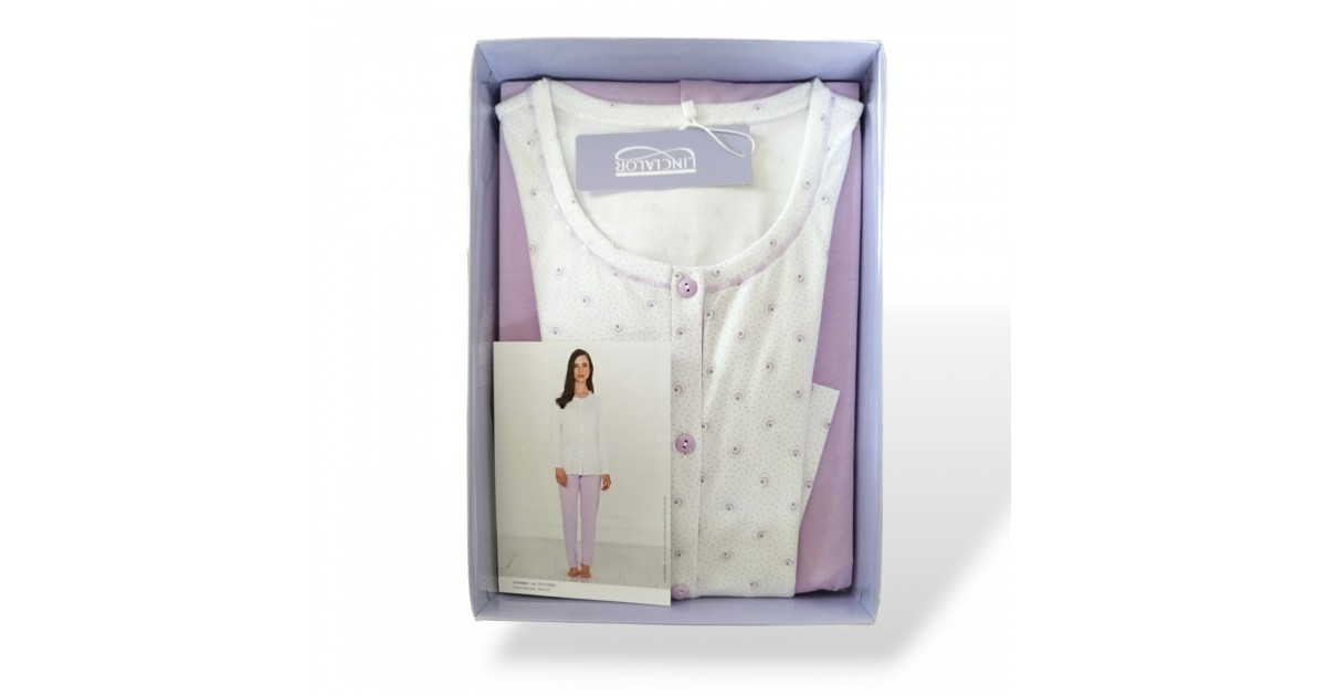 Vsadsau Pigiama da donna in cotone a due pezzi sottile a maniche lunghe di grandi dimensioni tinta unita per la casa, bianco, XL