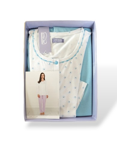 Pigiama primaverile in 100% cotone Linclalor 4695