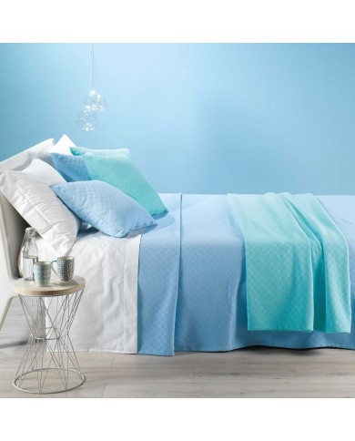 Copriletto 100% cotone piquet matrimoniale Novia Zefiro