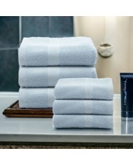 Set asciugamani Spugna in Cotone Caleffi 3+3