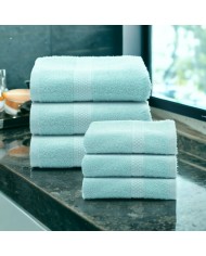 Set asciugamani Spugna in Cotone Caleffi 3+3