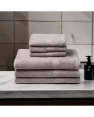 Set asciugamani 1+1 Diagonal di Liu Jo in Spugna