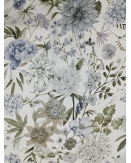 Tessuto d'arredo rasatello stampato al metro altezza 280 Flora