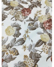 Tessuto d'arredo rasatello stampato al metro altezza 280 Eleonora