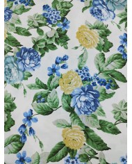 Tessuto d'arredo rasatello stampato al metro altezza 280 Eleonora