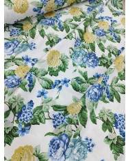 Tessuto d'arredo rasatello stampato al metro altezza 280 Eleonora