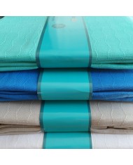 Copriletto piazza e mezza tinta unita 100% cotone Medea