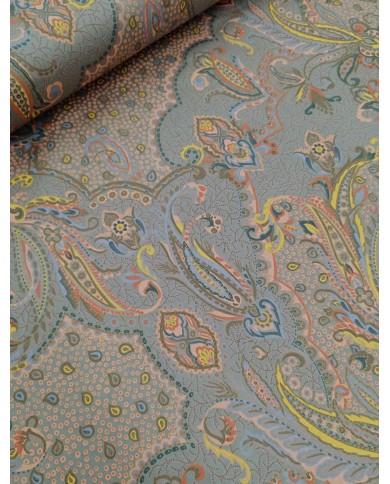 Tessuto per arredo puro cotone altezza 140cm disegno Cashmere