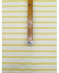 Tessuto per arredo panama altezza 140cm Righe giallo