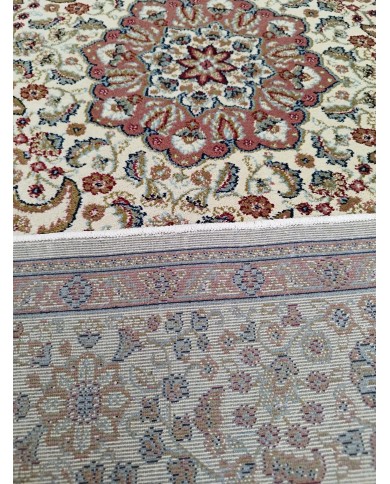 Tappeto classico rettangolare 140x200 Opera by Karì Rosso e Beige