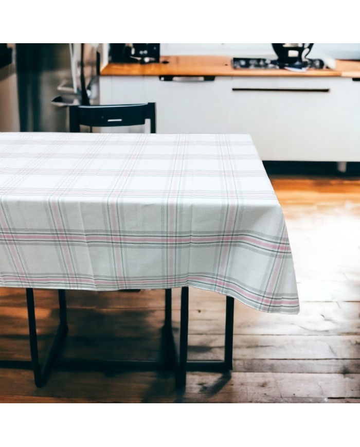 Tovaglia da 6 in puro cotone 100% Made in Italy Breccia