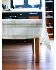 Tovaglia da 6 in puro cotone 100% Made in Italy Breccia