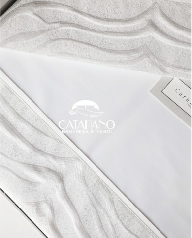 Coordinato matrimoniale Copriletto e Completo lenzuola in puro cotone By Carezze art Josephine