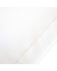 Set di 6 asciugamani ospite in puro lino orlo a giorno Vittoria art 354 misura 40x60 bianco