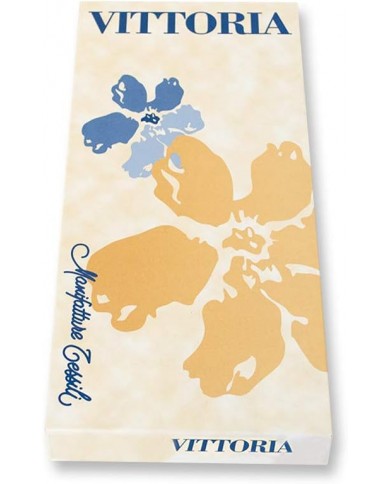 Set di 6 asciugamani viso in puro lino Vittoria modello Diamantina 70x120 colori pastello