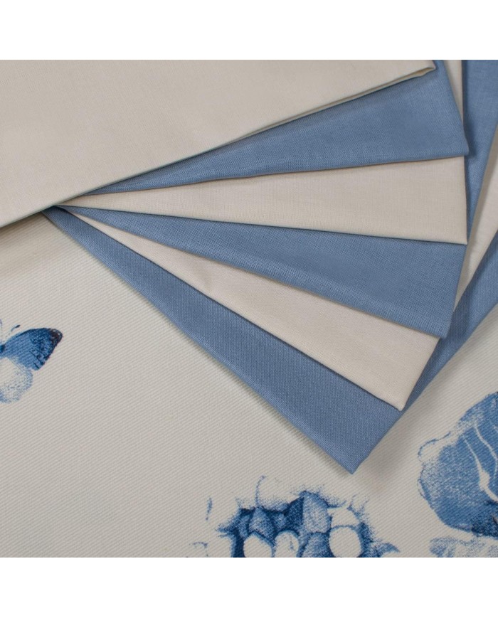 Tovaglia da 12 con tovaglioli Maestri Cotonieri botanique