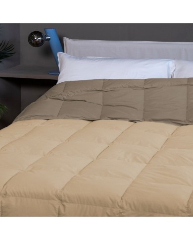 Trapunta matrimoniale invernale in piuma d'oca Trapì Minardi