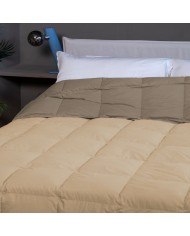 Trapunta matrimoniale invernale in piuma d'oca Trapì Minardi