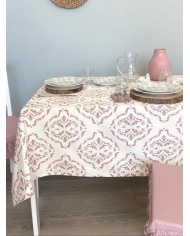 Servizio da tavola da 12 in puro cotone Maestri Cotonieri Banf