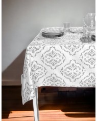 Servizio da tavola da 12 in puro cotone Maestri Cotonieri Banf