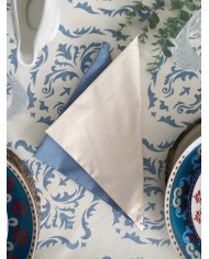 Servizio da tavola da 12 in puro cotone Maestri Cotonieri Banf