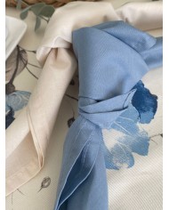 Tovaglia da 12 con tovaglioli Maestri Cotonieri botanique