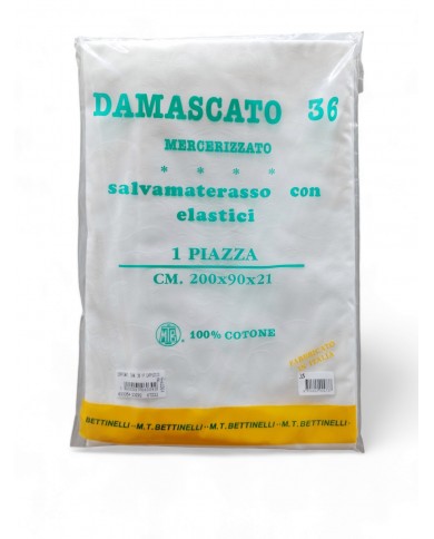 Coprimaterasso in cotone damascato 36 Bettinelli - MISURE VARIE