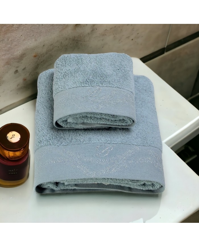 Set asciugamani 1+1 Crystelle Blumarine