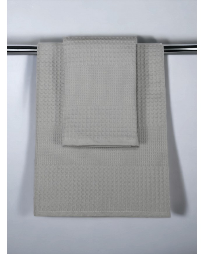 Coppia di asciugamani viso + ospite in cotone a nido d'ape Maestri Cotonieri