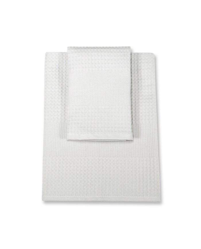 Coppia di asciugamani viso + ospite in cotone a nido d'ape Maestri Cotonieri