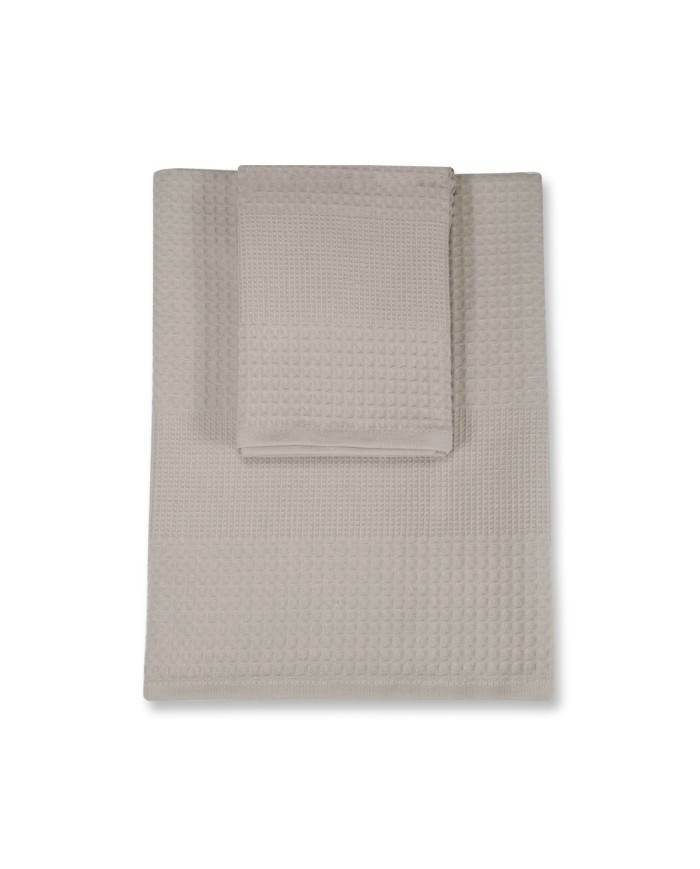 Coppia di asciugamani viso + ospite in cotone a nido d'ape Maestri Cotonieri