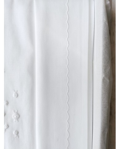 Completo lenzuola culla lettino ricamato a mano Elite pour le Bebè 85172